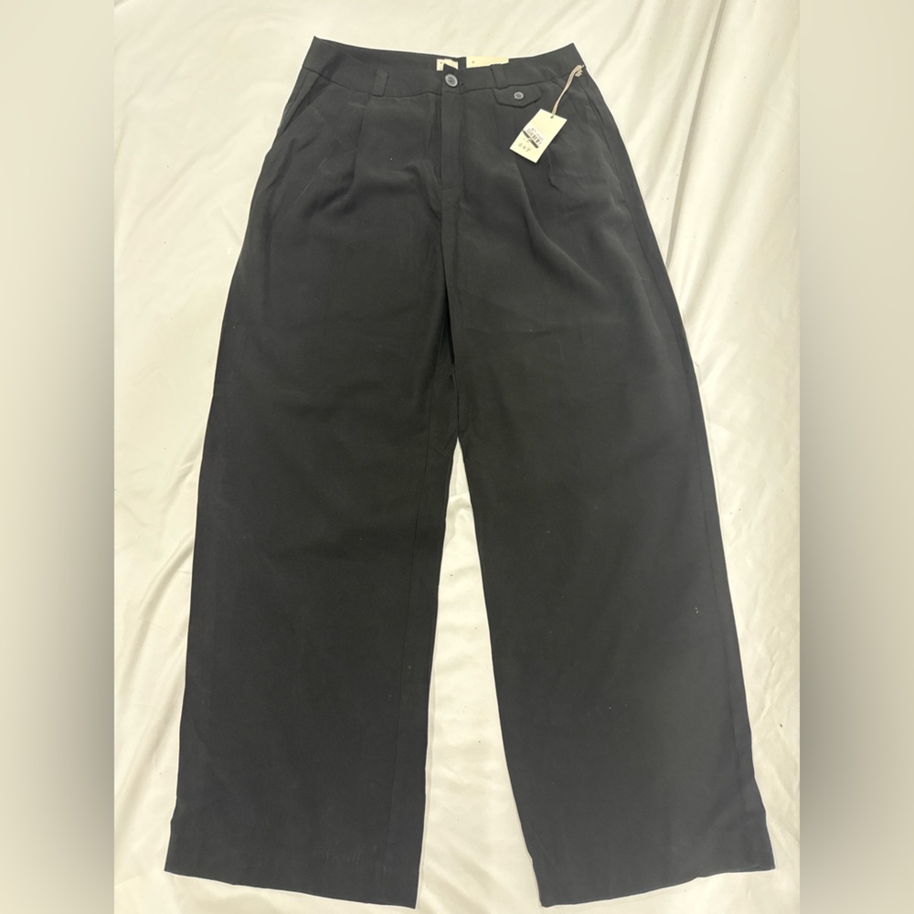 A New Day Wide Leg Pants Black High Rise Women’s Size 10R NWT